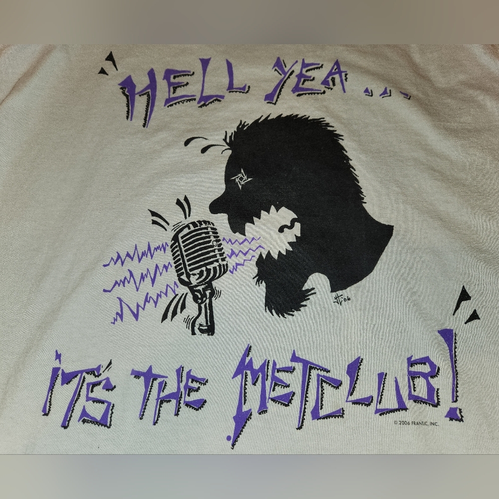 💀METALLICA - MET CLUB 2006 "HELL YEA..." SHIRT - MENS SIZE XL - Picture 8 of 11